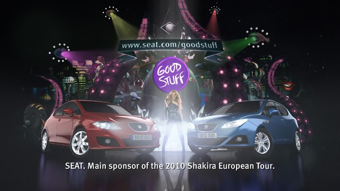 Seat y Shakira inician su colaboración con un spot de animación digital.