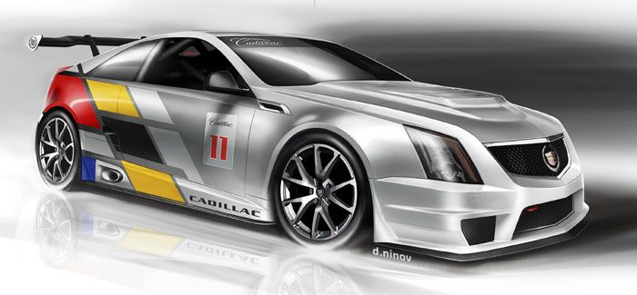Cadillac CTS-V Coupé.
