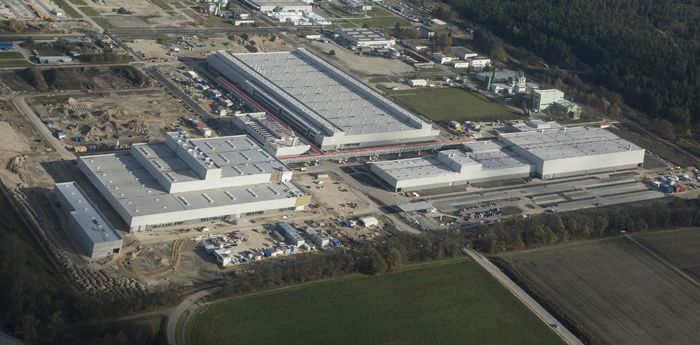 Nueva fábrica en Münchsmünster de Audi.