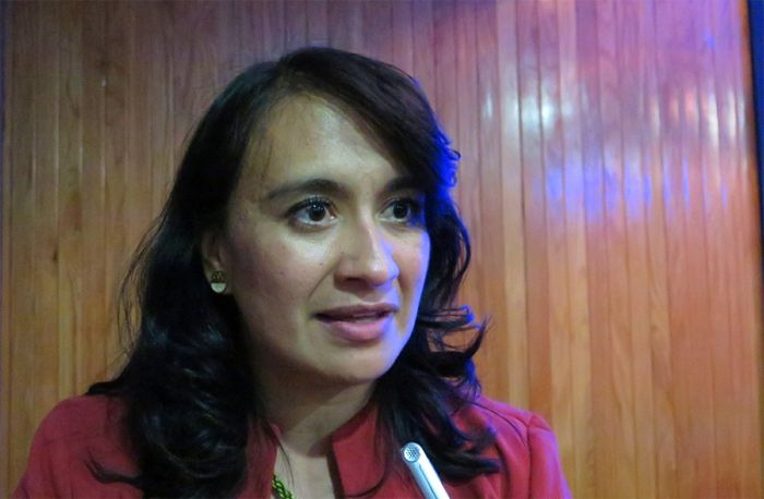 Miriam Téllez Ballesteros, representante del Centro para el Fomento de la Educación y la Salud de los Operarios del Transporte Público de la ciudad de México (Cenfes).
