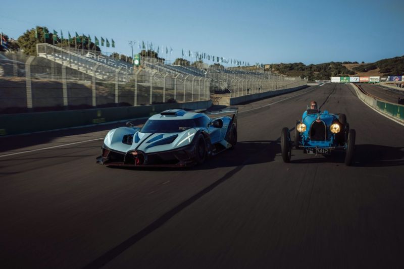 Un encuentro histórico de los pioneros de Bugatti en la pista: el Type 35 y el Bolide del 100 aniversario 02 190824