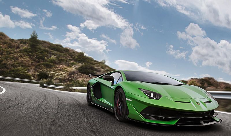 Lamborghini Aventador SVJ.