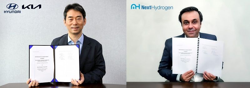 Kia y Hyundai Motors colaboran con Next Hydrogen