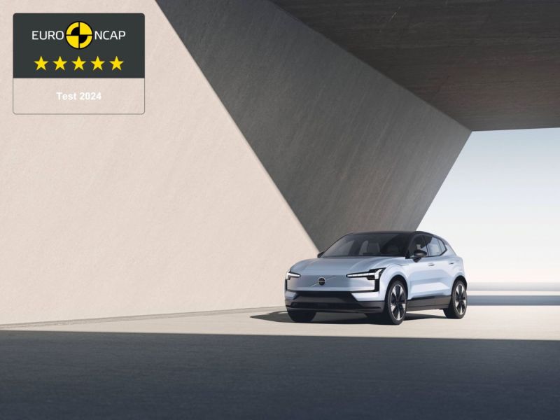 El SUV Volvo EX30 totalmente eléctrico obtiene la máxima calificación de cinco estrellas en las últimas pruebas de seguridad de Euro NCAP 01061224