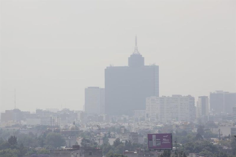 Vista de la contaminación en Ciudad de México.