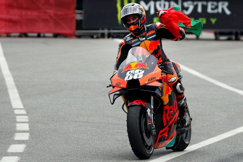 El piloto portugués de MotoGP, Miguel Oliveira.