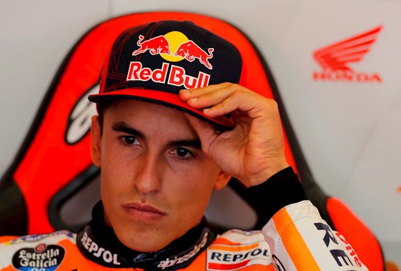 El piloto español de MotoGP Marc Márquez El piloto español de MotoGP Marc Márquez