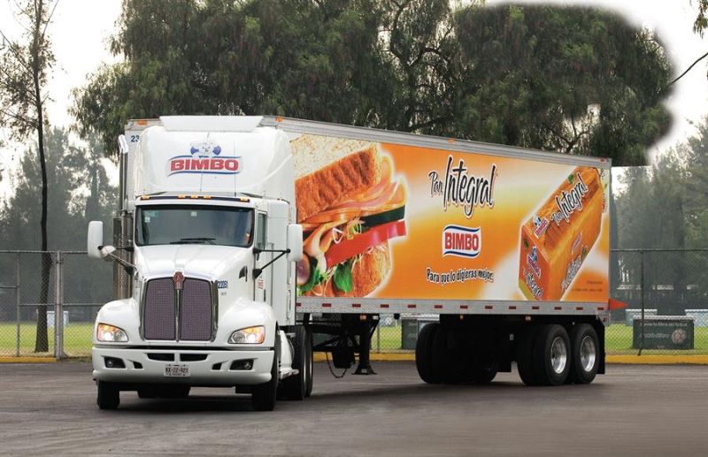FotografÍa de archivo que muestra un camión que transporta productos de la empresa Bimbo, en Ciudad de México (México). EFE/Alex Cruz 01 230223