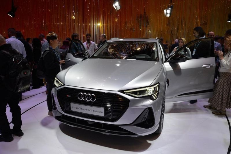 Audi e-tron Sportback quattro en el CES 2020