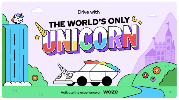 Waze te invita a un viaje mágico junto al Unicornio 01 021023