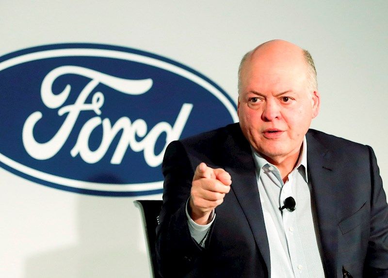 En la imagen, el primer ejecutivo de Ford, Jim Hackett.