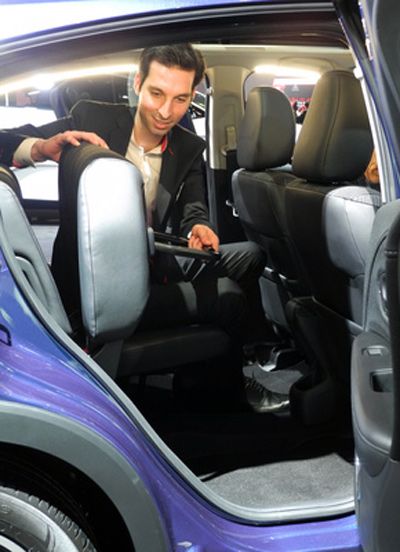 El Honda HR-V apunta a una superficie de carga plana cuando se tumban los asientos traseros.