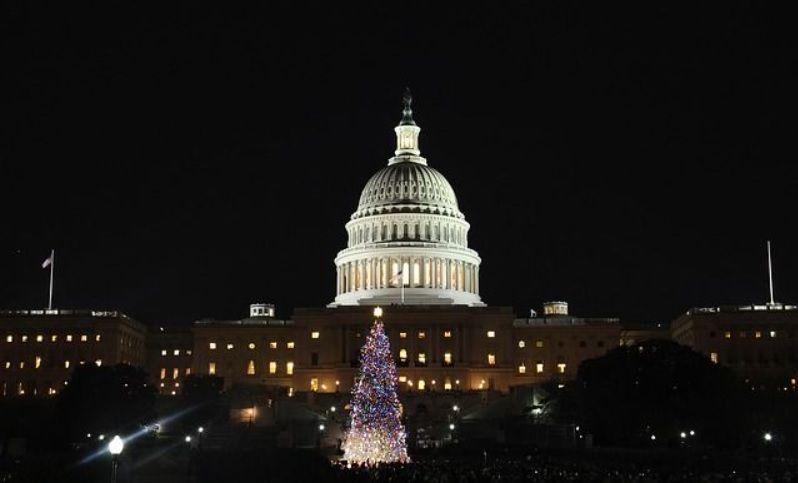 Así luce la Navidad en el Capitolio. Pixabay