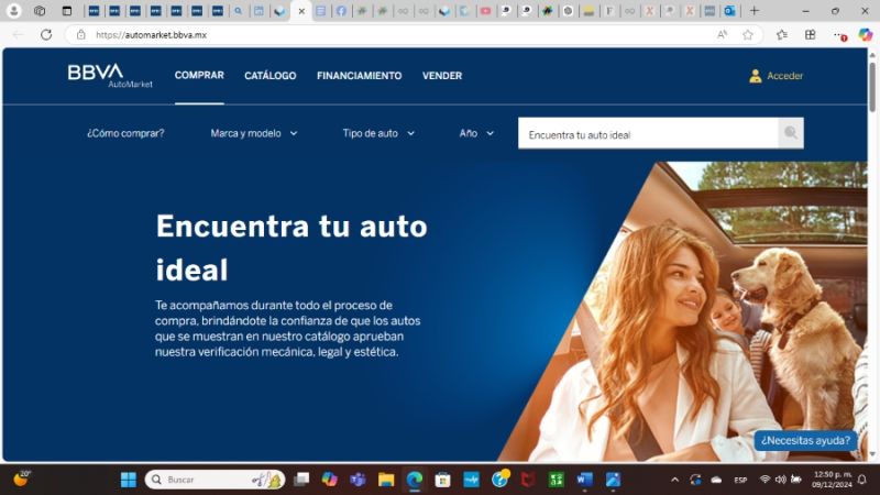 Portal automarket.bbva.mx 01091224