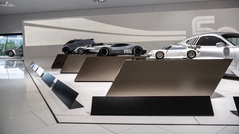  Exposición 50 años de desarrollo Porsche en Weissach