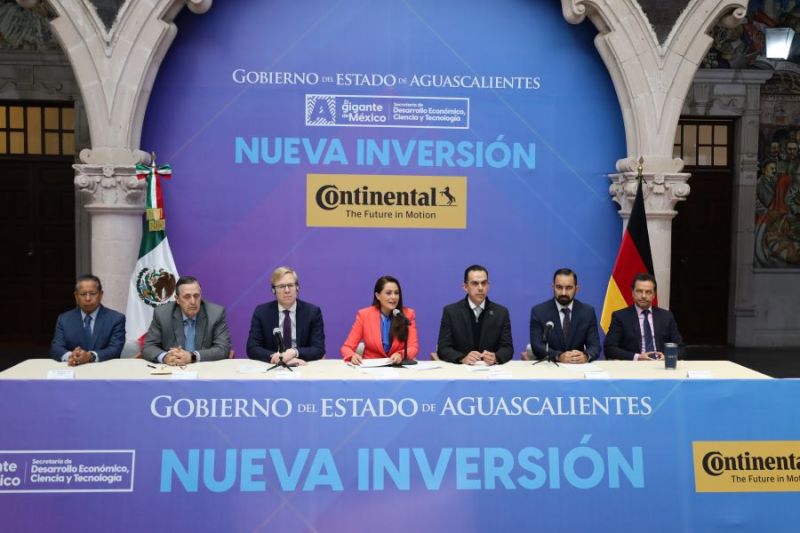 $90 millones de dólares de inversión para nueva planta de producción de Continental en Aguascalientes 01 250124