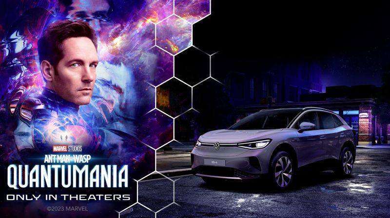 Volkswagen lanza una electrizante colaboración con Ant-Man and The Wasp: Quantumania de Marvel Studios 01 030223