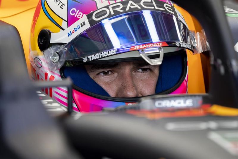 El piloto mexicano de Fórmula Uno Sergio Pérez de Red Bull Racing. 01 080522