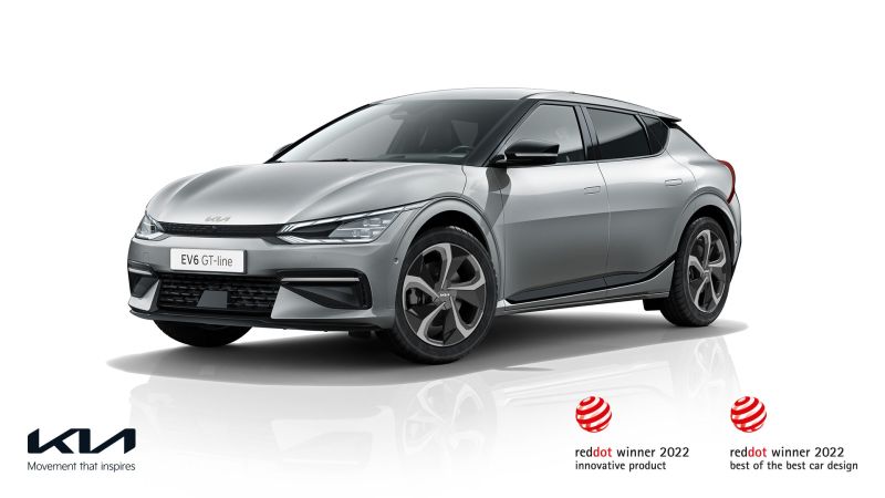 Kia EV6 triunfa en los Red Dot Design Awards 2022 01 210322