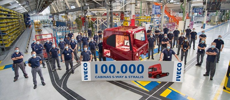 LA PLANTA DE IVECO EN VALLADOLID FABRICA SU CABINA PESADA NÚMERO 100,000