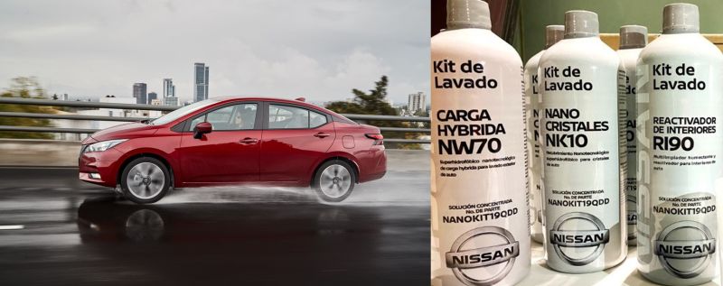 Nissan brinda el servicio en sus agencias de "Nano Lavado" donde los vehículos durarán limpios durante 30 días. 01 060722