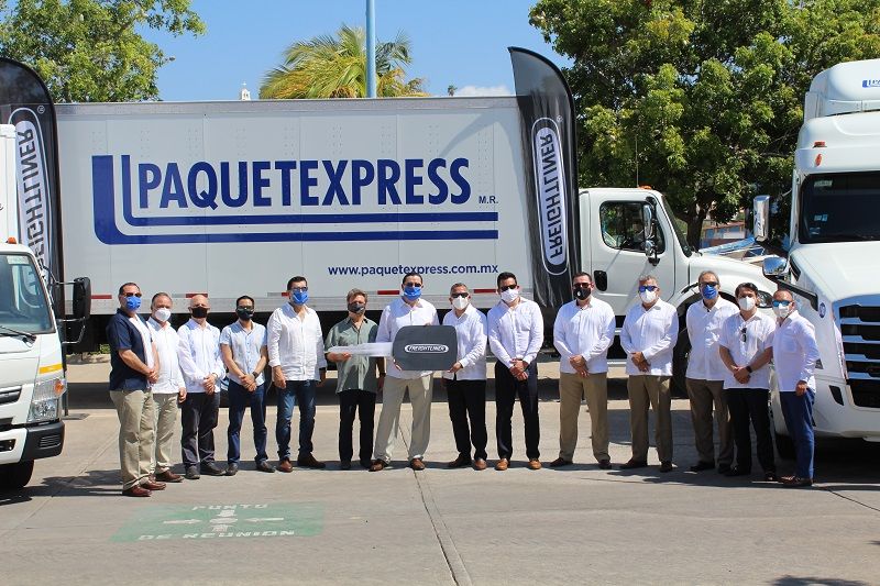 Paquetexpress crece su operación con 77 nuevas unidades Freightliner