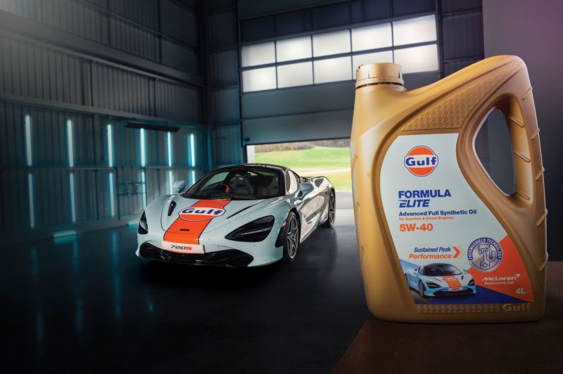 Gulf Formula Elite se convierte en el primer lubricante de relleno de McLaren Automotive