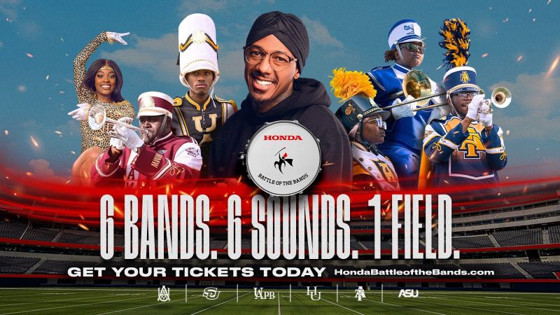 Honda Battle of the Bands revela la alineación completa de la banda de marcha para la primera exhibición en Los Ángeles en el SoFi Stadium; Nick Cannon nombrado anfitrión 01 130924