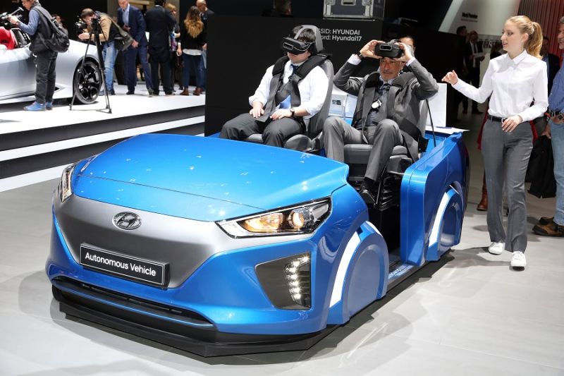 Hyundai autonomous VR demonstrator