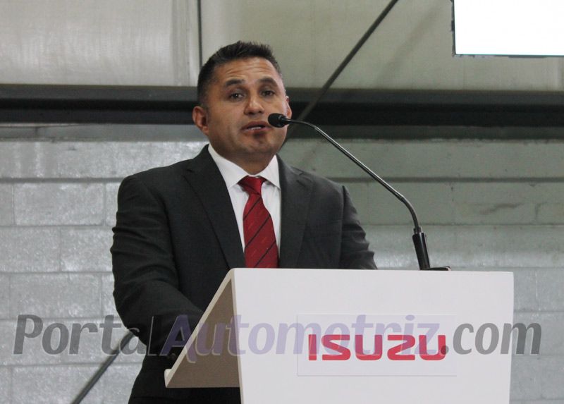 Guillermo Hernández, gerente de planta de Isuzu Motors de México.