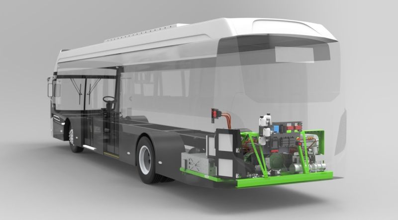 Kleanbus revela plataforma modular capaz de repotenciar cualquier autobús de diesel a eléctrico 01 010922
