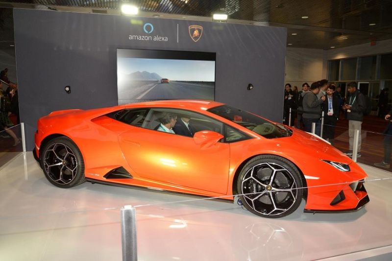 Lamborghini en el CES 2020 - Huracán EVO con Amazon Alexa
