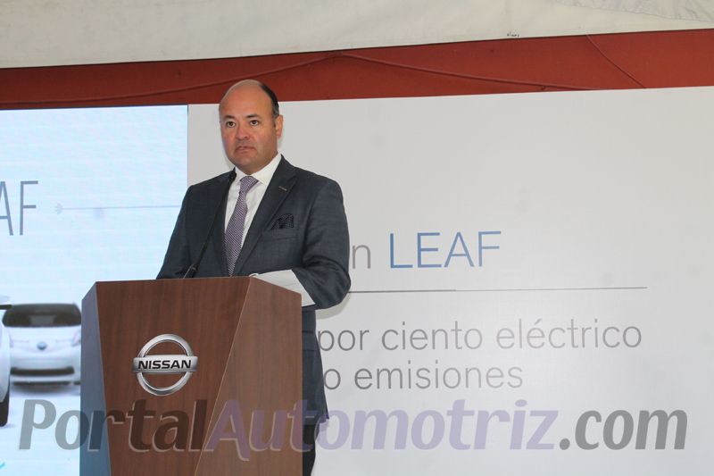 Jorge Vallejo, director de Exportaciones, Relaciones Institucionales y Asuntos Internacionales, y director de la división Nissan Leaf.