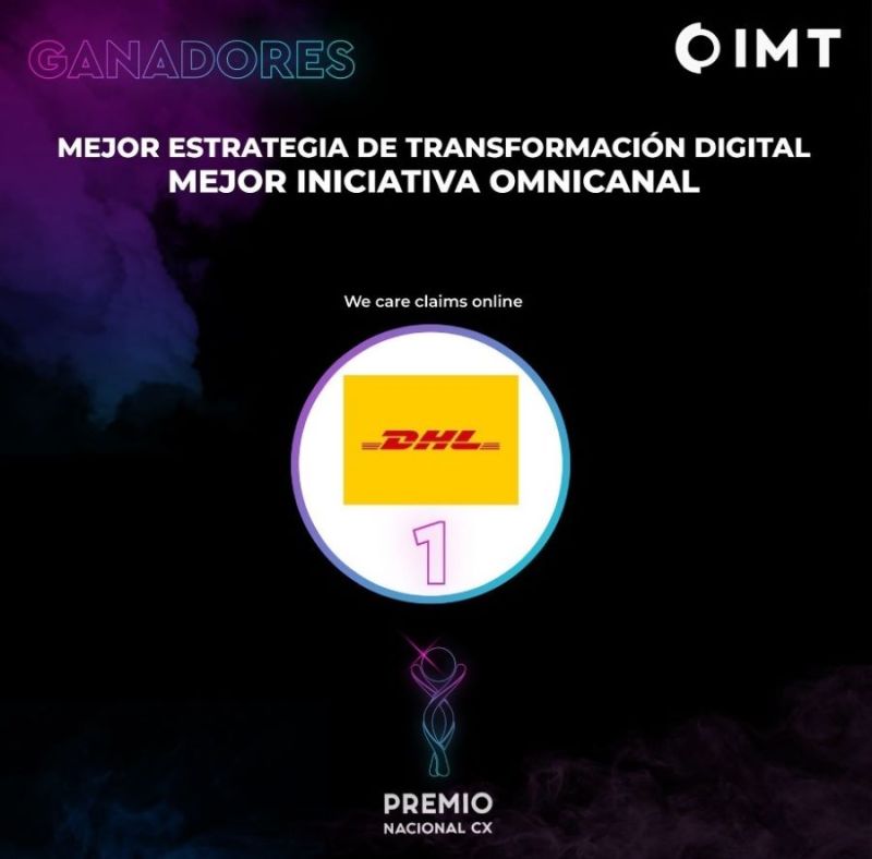 Innovación y servicio de excelencia de DHL en la Experiencia del Cliente son premiados por el Instituto Mexicano de Teleservicios 01 220324