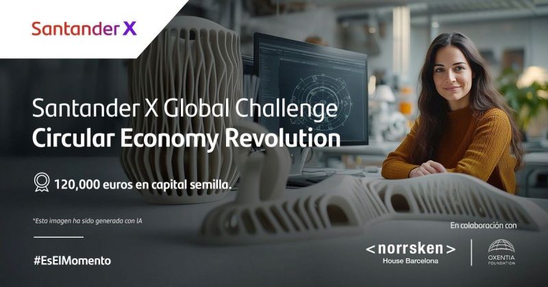 Santander lanza un nuevo reto a empresas que aporten soluciones innovadoras de economía circular  01140425