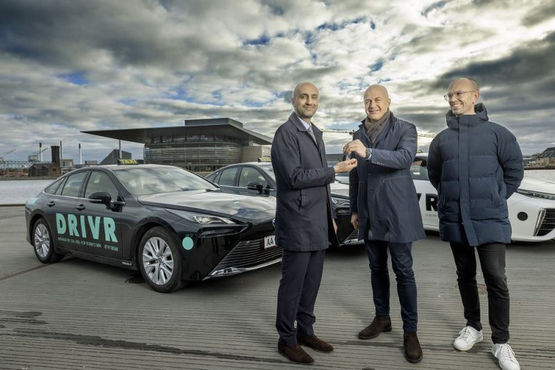 Toyota y DRIVR ponen 100 taxis Toyota Mirai al servicio de Copenhague
