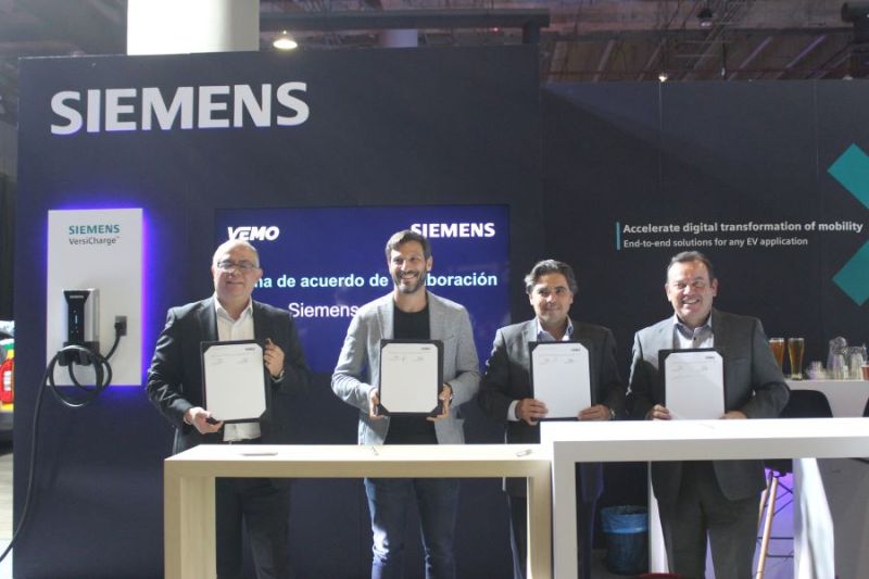 VEMO y Siemens anuncian alianza estratégica para acelerar la adopción de soluciones de movilidad eléctrica en México. 01 161023