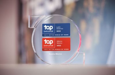 Scania recibe certificación Top Employer en México y se consolida como líder en prácticas de talento en LATAM, por cuarto año 01160125
