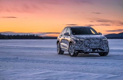 Audi pone a prueba el prototipo casi de producción del Q6 e-tron en el lejano norte 02 160323